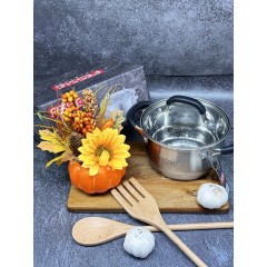 Кастрюля из нержавеющей стали с крышкой FESSLE диаметр 20 см (3.6 л)