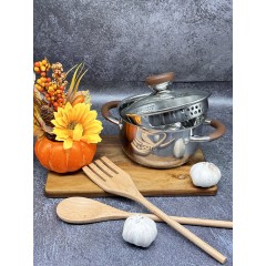 Кастрюля из нержавеющей стали с крышкой FESSLE диаметр 22 см (4.1 л)