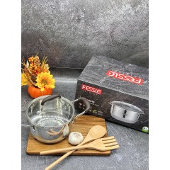 Кастрюля из нержавеющей стали с крышкой FESSLE диаметр 22 см (4.7 л)