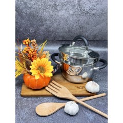 Кастрюля из нержавеющей стали с крышкой FESSLE диаметр 22 см (4.9 л)