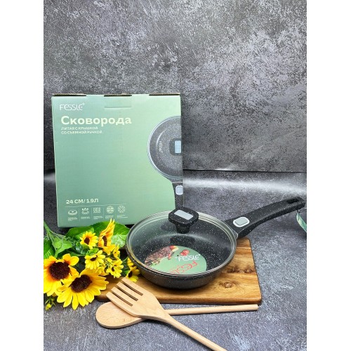Купить Сковорода FESSLE с съемной ручкой диаметр 24 см, 1.8 л оптом в интернет-магазине FESSLE.RU