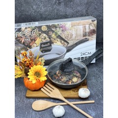 Сковорода с крышкой  FESSLE диаметр 24 см, объем 1,9 л